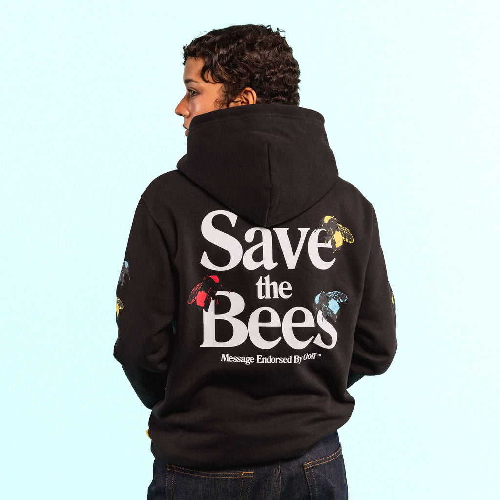 SAVE THE BEES HOODIE by GOLF WANG