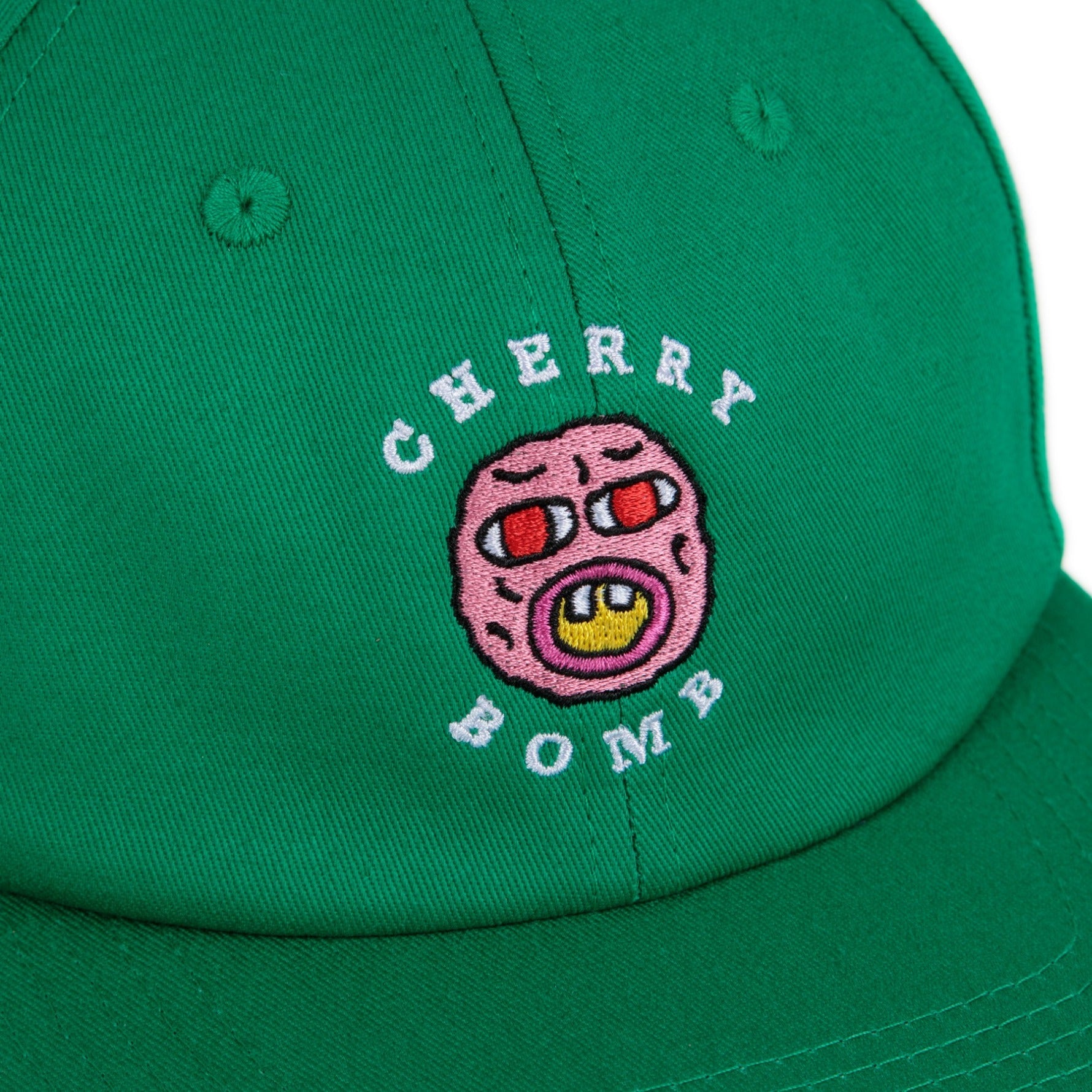 CHERRY BOMB 6 PANEL HAT by GOLF WANG