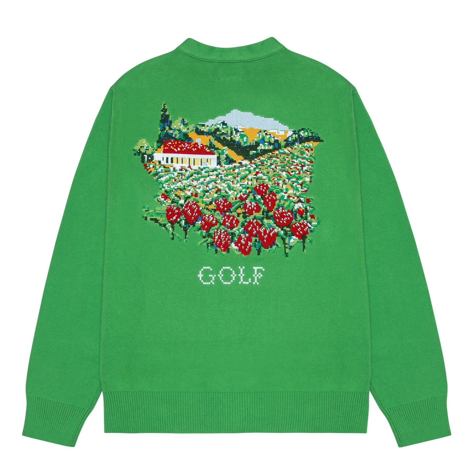 NEEDLE POINT CARDIGAN by GOLF WANG