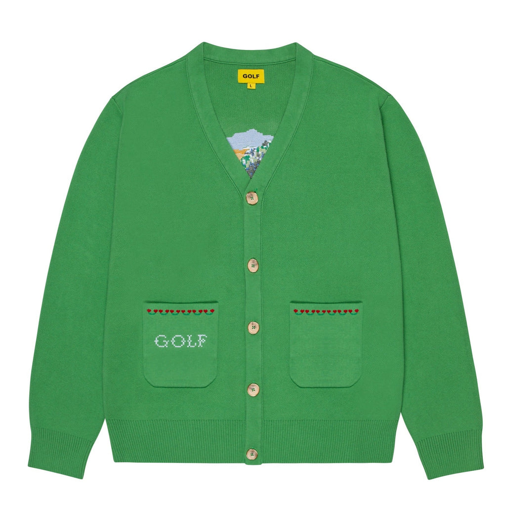 NEEDLE POINT CARDIGAN by GOLF WANG