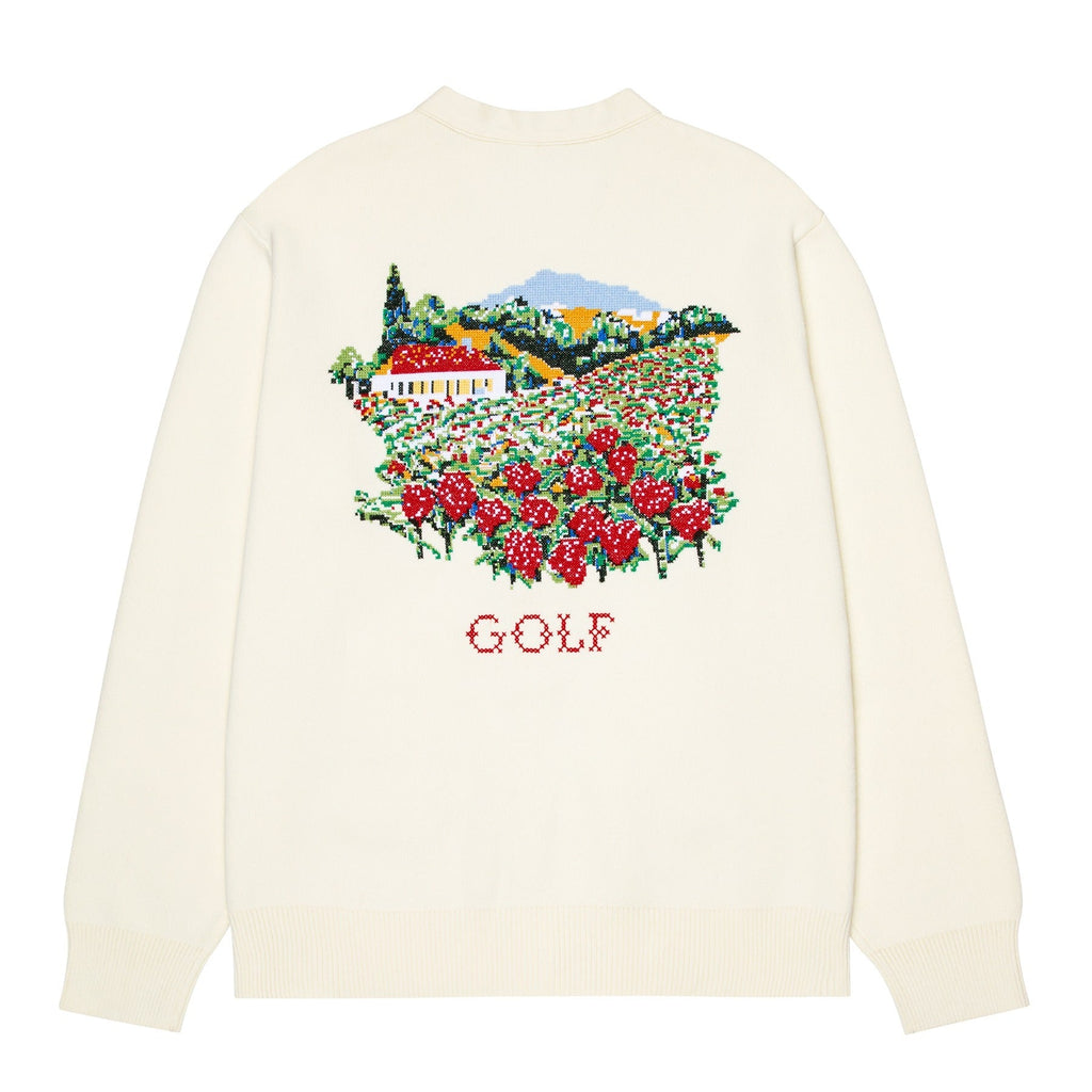 NEEDLE POINT CARDIGAN by GOLF WANG