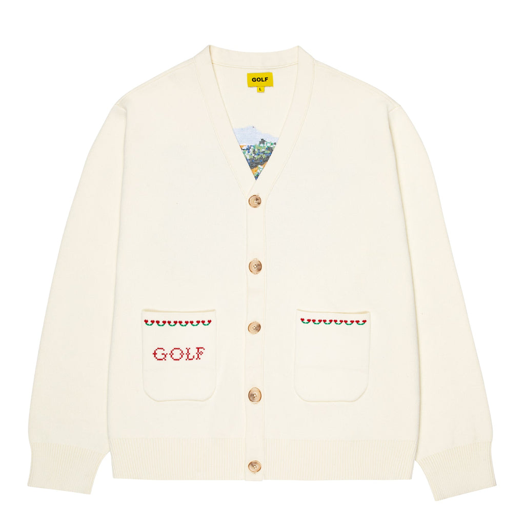 NEEDLE POINT CARDIGAN by GOLF WANG