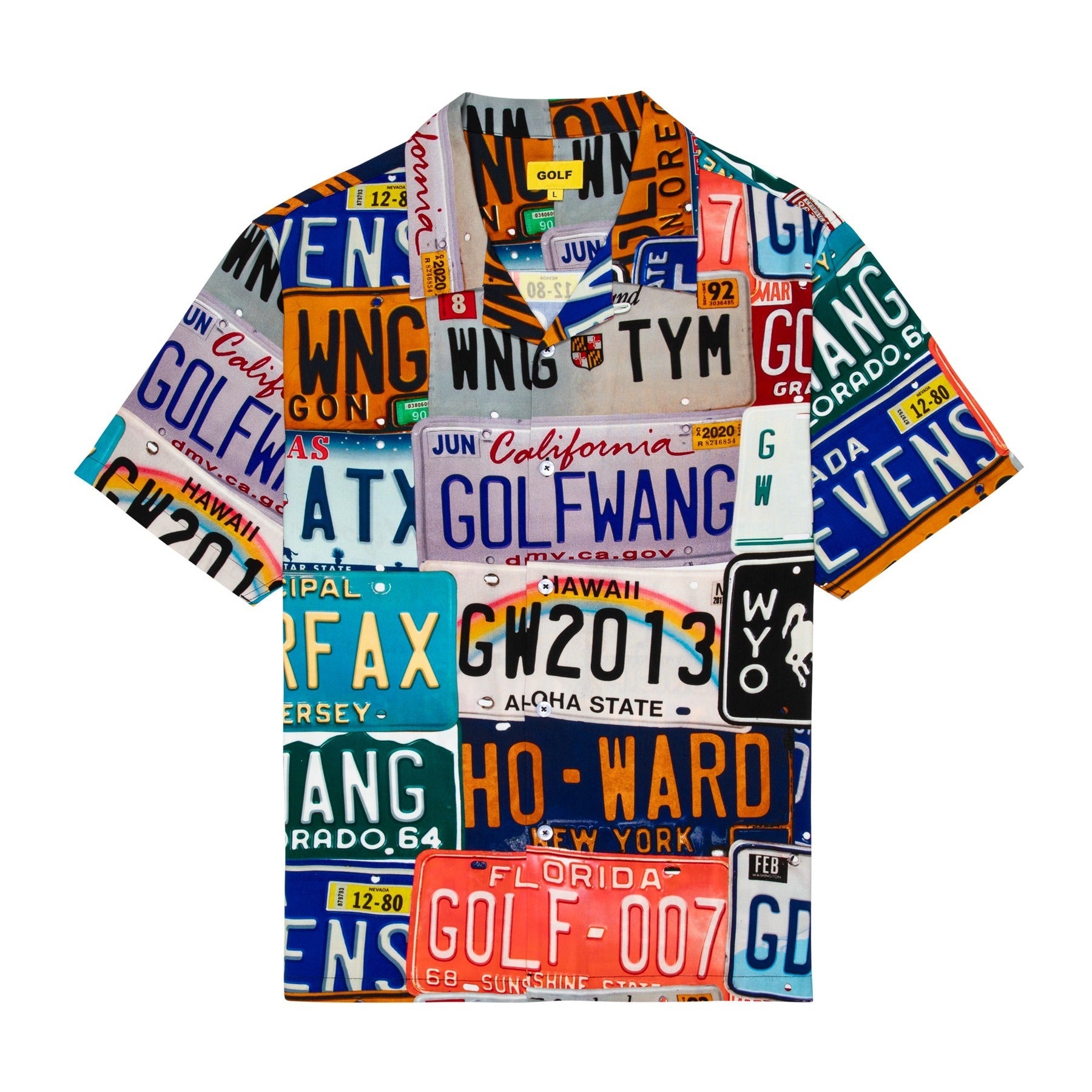 ROADTRIP RAYON BUTTON UP by GOLF WANG