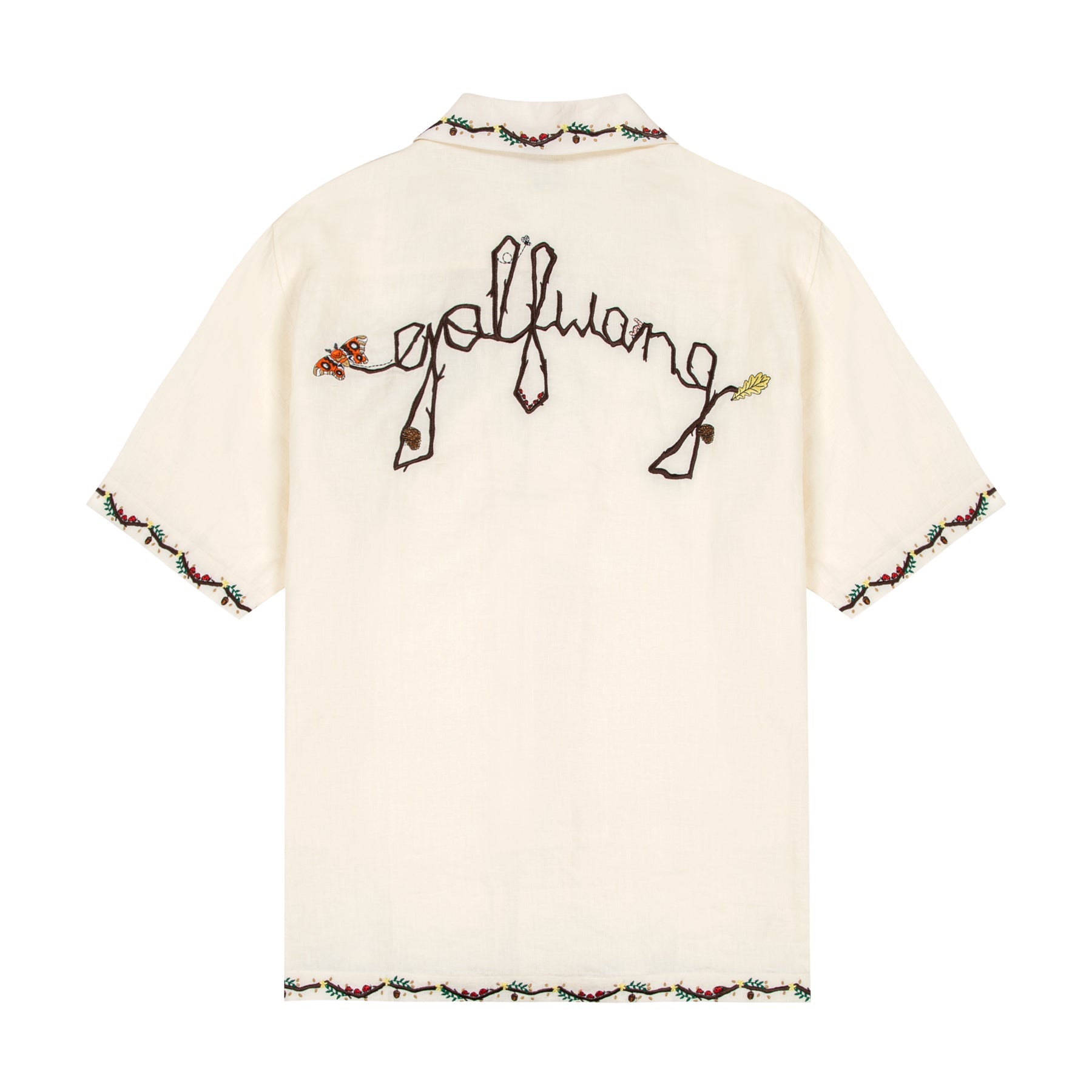 AUTUMN LINEN BUTTON UP by GOLF WANG
