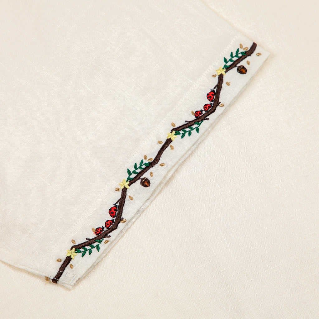 AUTUMN LINEN BUTTON UP by GOLF WANG