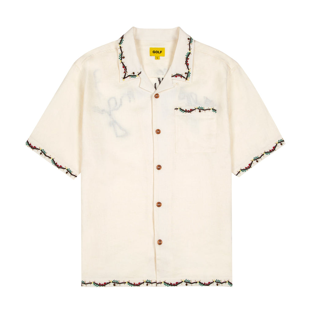 AUTUMN LINEN BUTTON UP by GOLF WANG