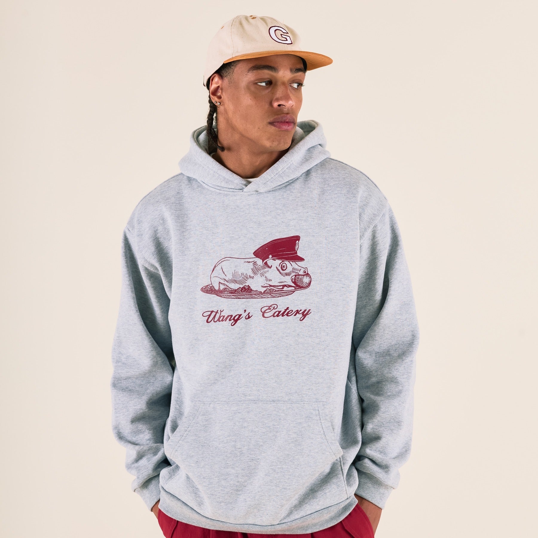 SUEDE G HAT by GOLF WANG