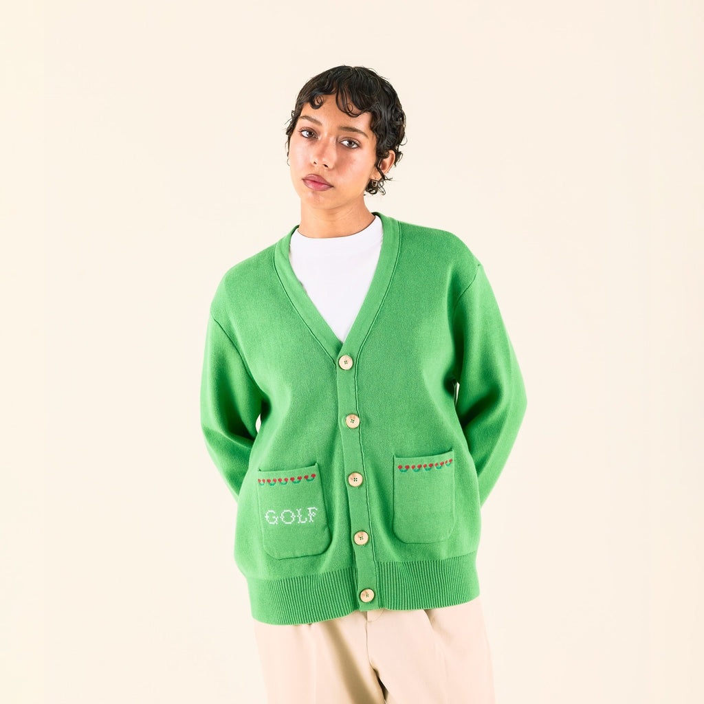 NEEDLE POINT CARDIGAN by GOLF WANG