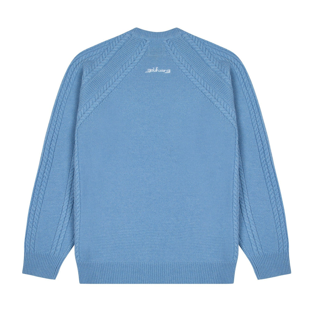 FALCON CABLE KNIT SWEATER by GOLF WANG