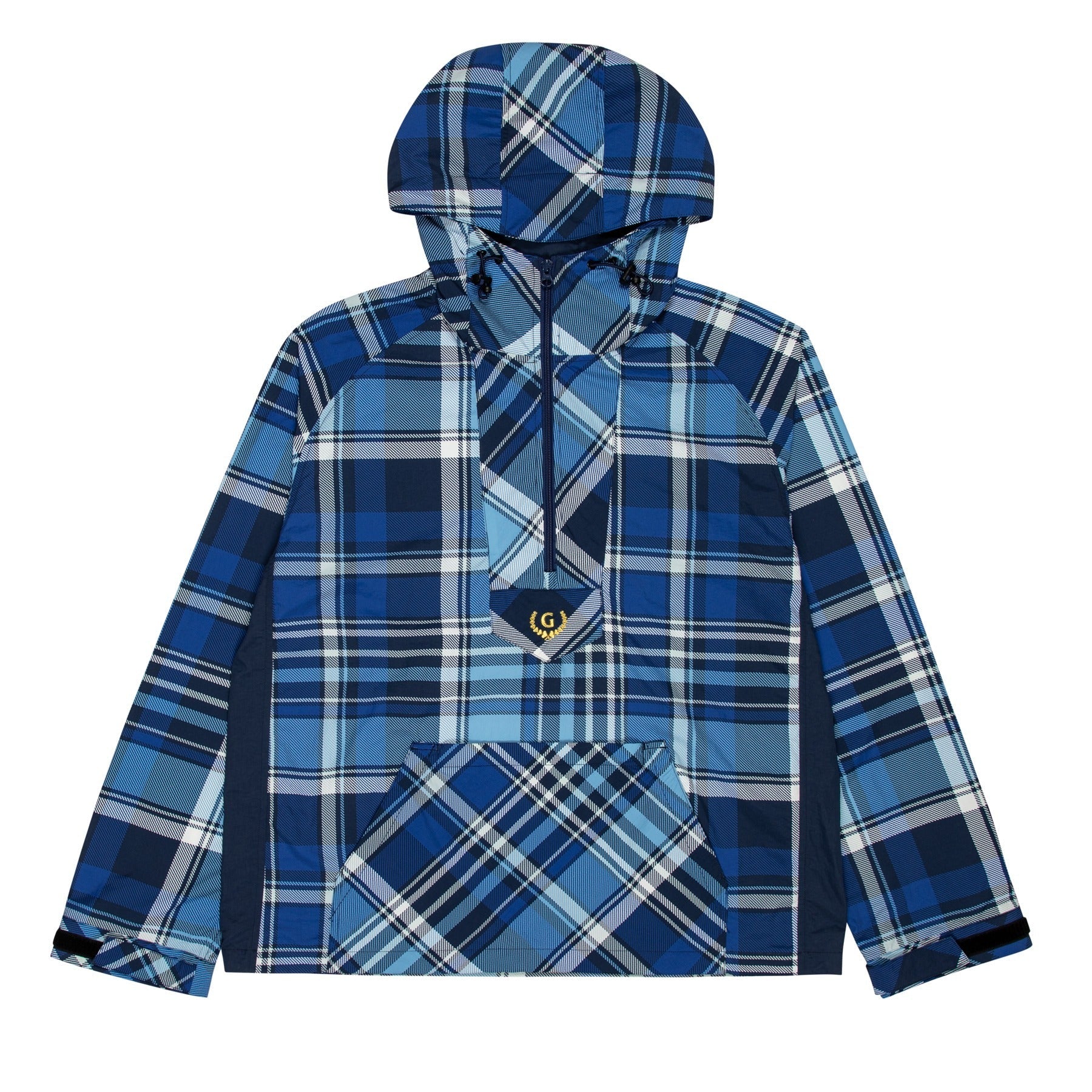 PLAID PACKABLE ANORAK by GOLF WANG