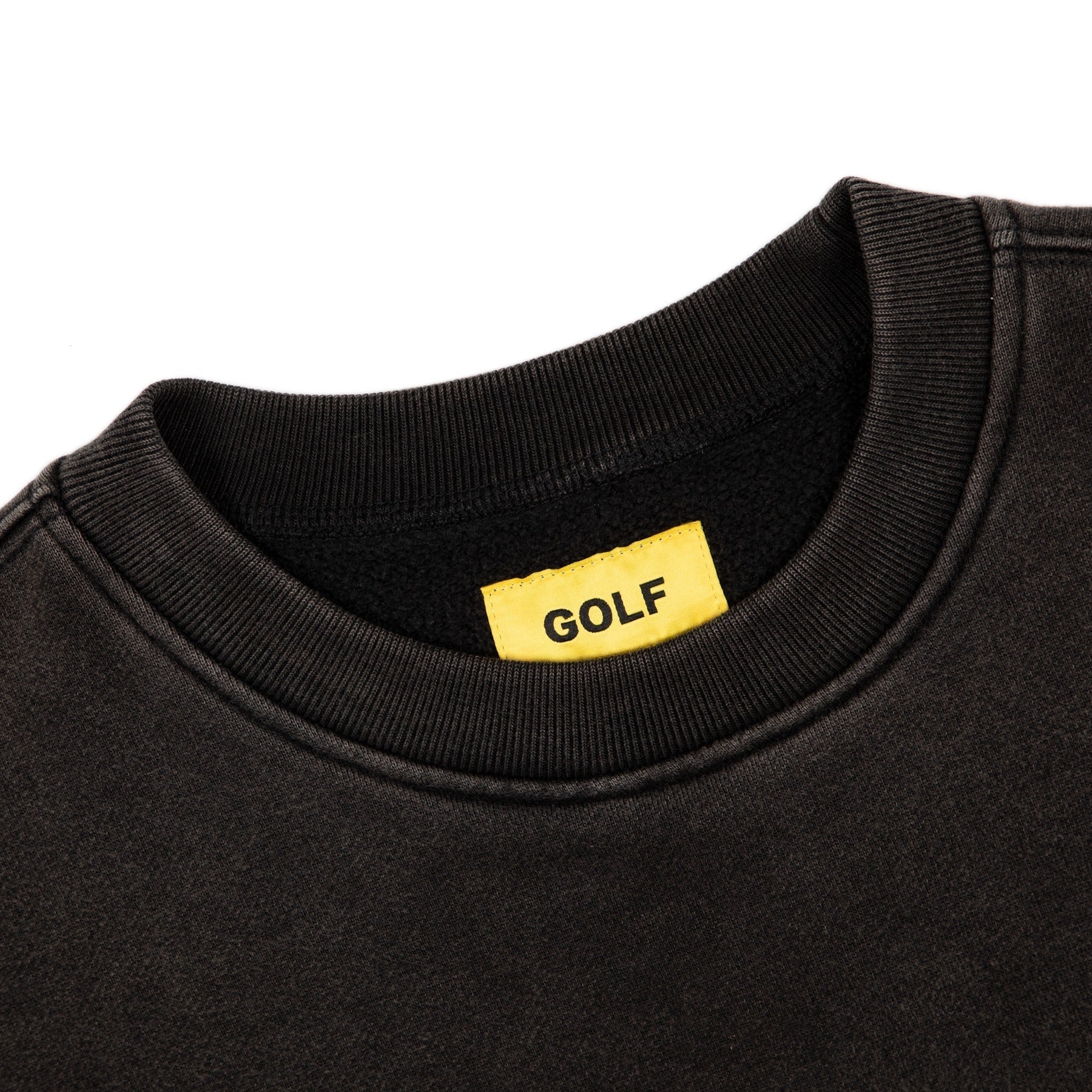 WASHED LOGO CREWNECK by GOLF WANG