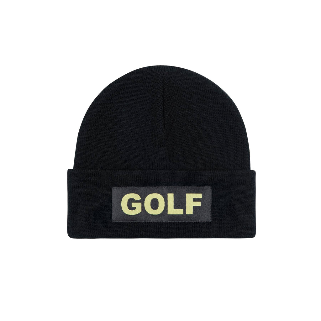 WOVEN LOGO BEANIE by GOLF WANG