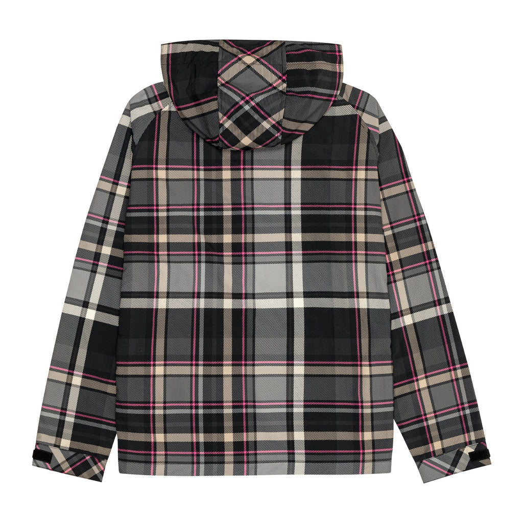 PLAID PACKABLE ANORAK by GOLF WANG