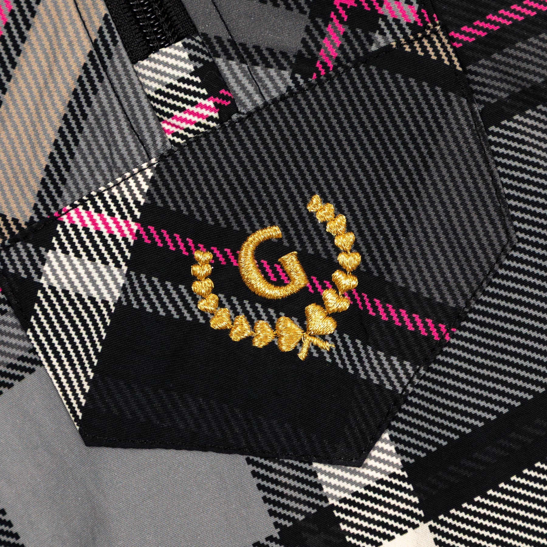 PLAID PACKABLE ANORAK by GOLF WANG