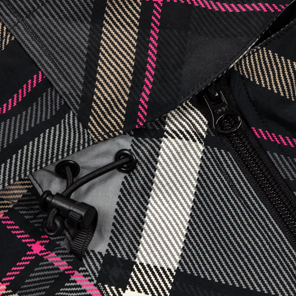 PLAID PACKABLE ANORAK by GOLF WANG