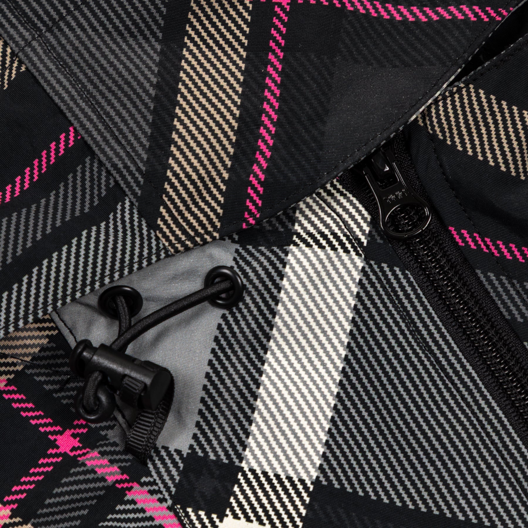 PLAID PACKABLE ANORAK by GOLF WANG