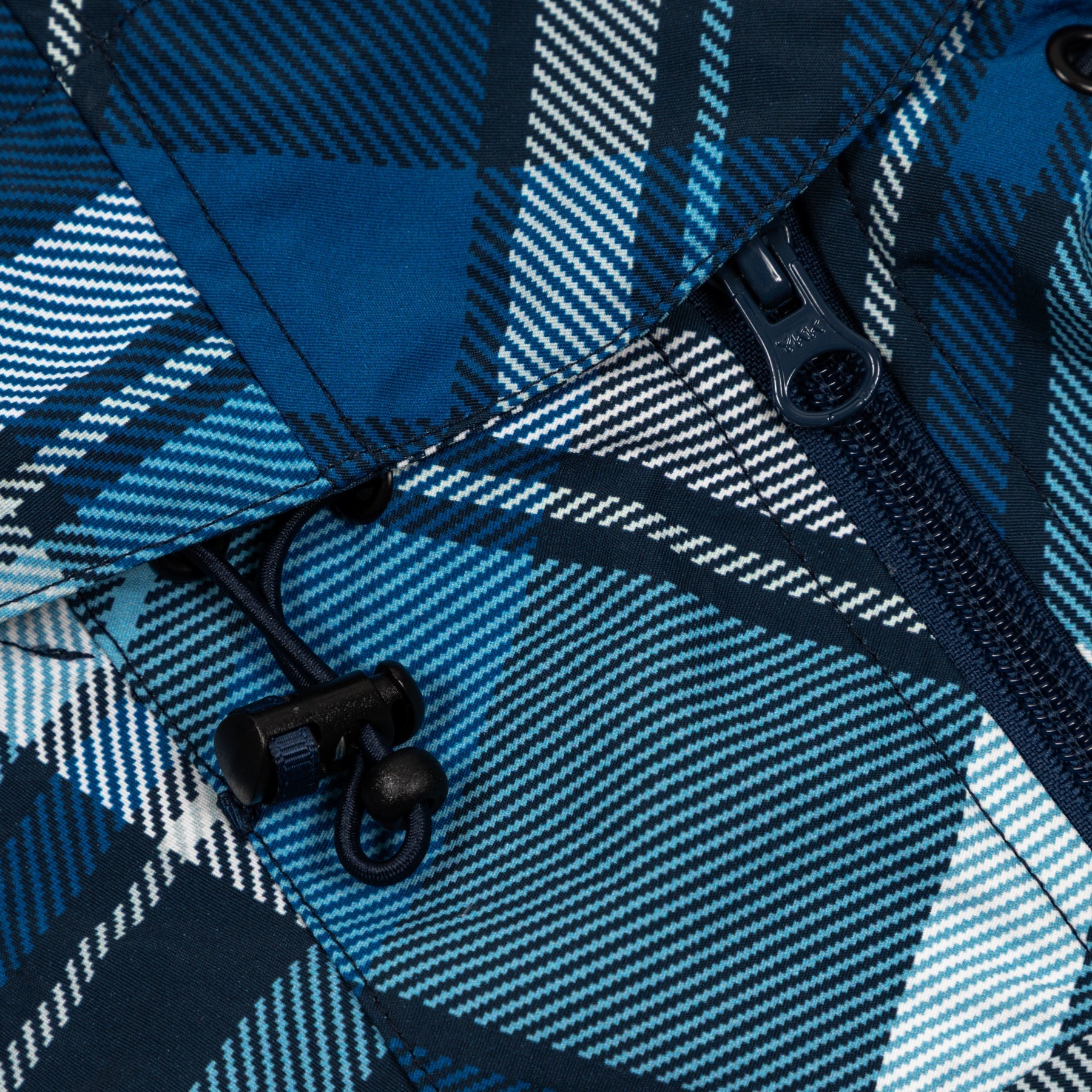 PLAID PACKABLE ANORAK by GOLF WANG