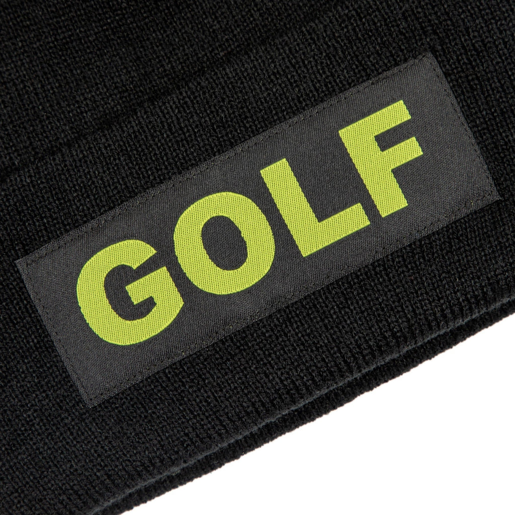WOVEN LOGO BEANIE by GOLF WANG
