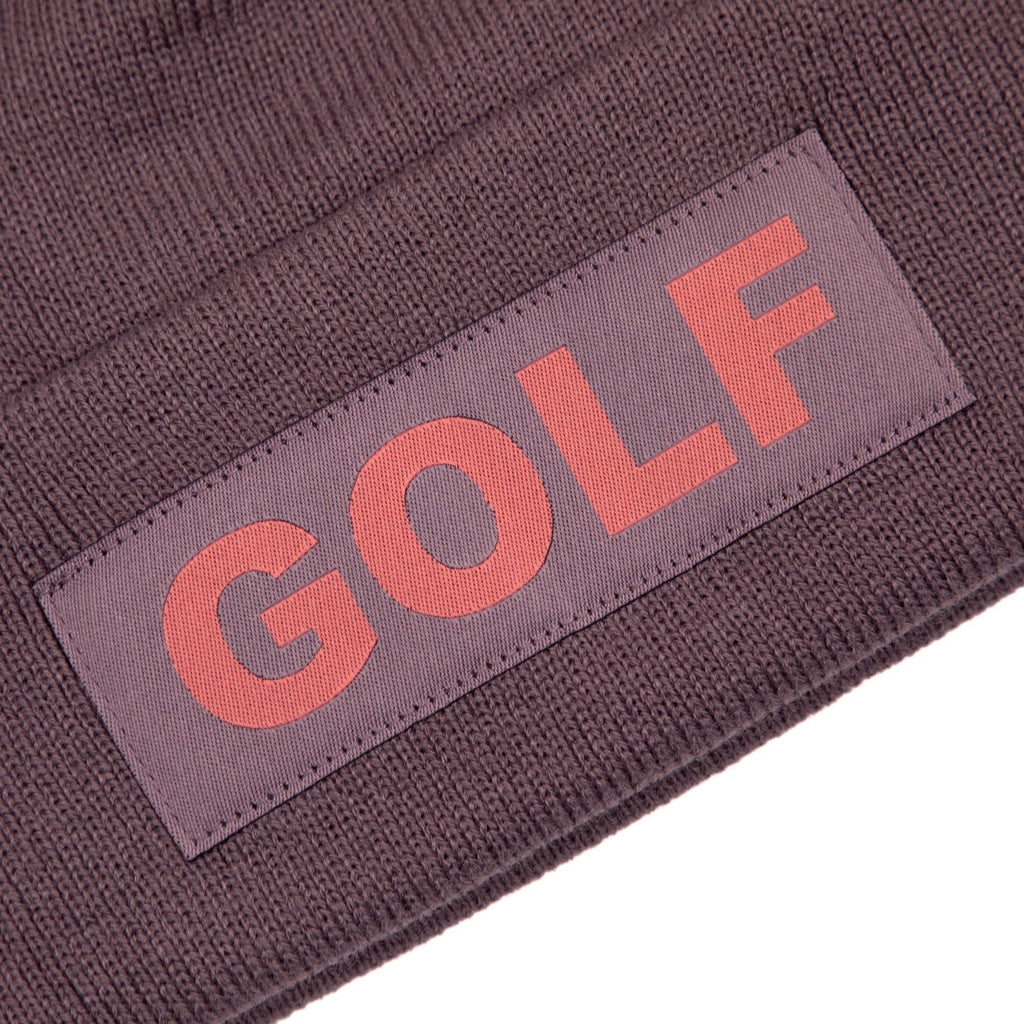 WOVEN LOGO BEANIE by GOLF WANG