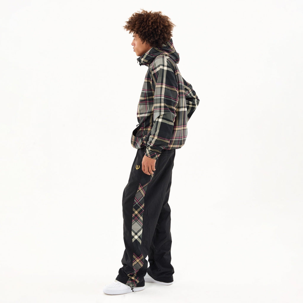 PLAID PANEL PANTS by GOLF WANG