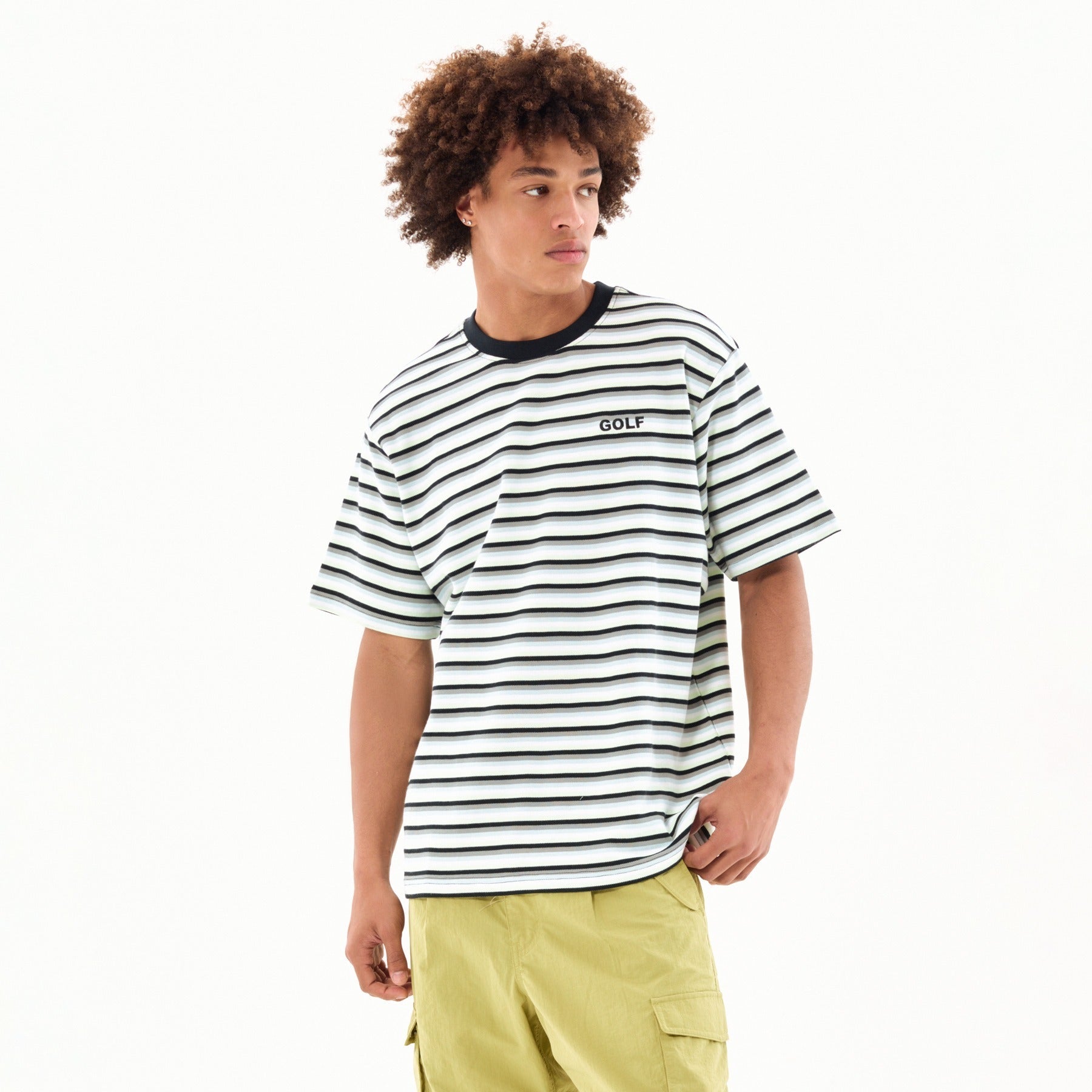 STRIPED TEE by GOLF WANG