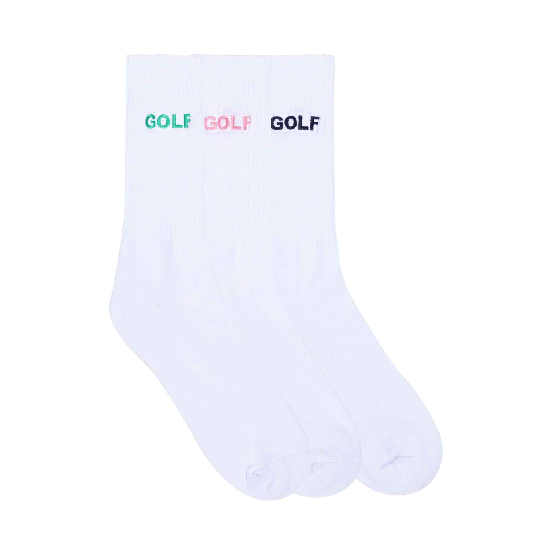LOGO SOCKS 3PK by GOLF WANG