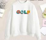 Punk Casual Pullover Golf Logo Streetwear Sweatshirt